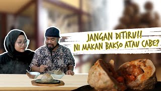 LAPAK GANJAR KE CIKARANG I AUTO NAGIH! INI DIA SEMBURAN LAVA BAKSO MERCON!!