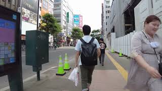 大通公園、四番街まつり、すすきの、中島公園などを人々の熱気を感じながら散歩