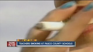 Pasco County schools still allow teachers to smoke on campus