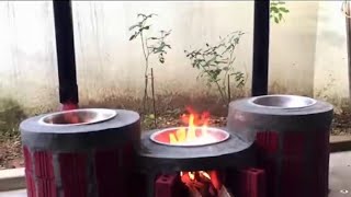 在后院建造多功能炉灶 Build a multifunctional stove in the backyard