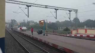 Bhadrak - Kharagpur MEMU departure from Balasore railway station #08064