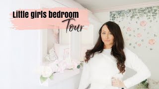LITTLE GIRLS BEDROOM TOUR | IKEA KURA BED HACK | DIY HOUSE BED
