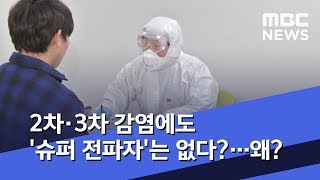 2차·3차 감염에도 '슈퍼 전파자'는 없다?…왜? (2020.01.31/뉴스데스크/MBC)