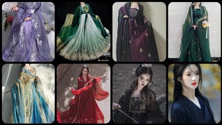 Chinese dresses for girls 💜✨| Chinese traditional dresses| Chinese dresses #viral #subscribe