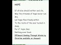 hope never dies#suicidepoetry#lovepoem#christianpoem#shortsfeed#sundayvibes#losspoems