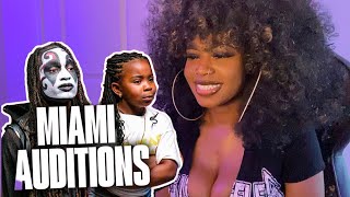 Bombshell Reacts to Coulda Been Records MIAMI Auditions pt. 1 Hosted by Druski