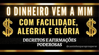 MANIFESTE  DINHEIRO ABENÇOADO E ABUNDÂNCIA FINANCEIRA  COM DECRETOS E AFIRMAÇÕES POSITIVAS #dinheiro