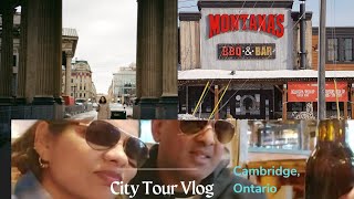 Exploring Cambridge, episode 2,dining at Hespeler in Montana BBQ and bar A road trip vlog