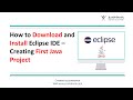 #1 How to Download and Install Eclipse IDE Creating First Java Project
