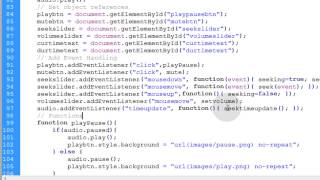 Tutorial JavaScript ~ Audio Workshop 3 timeupdate Time Position JavaScript Tutorial