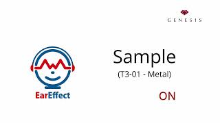 EarEffect Sample for TAGO STUDIO T3-01 (Metal)