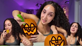 CARVING A PUMPKIN WHILE FADED AF