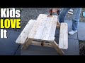 DIY Kids' Size Picnic Table ~ Beginner Friendly