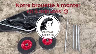 Brouette démontable Cheval Liberté