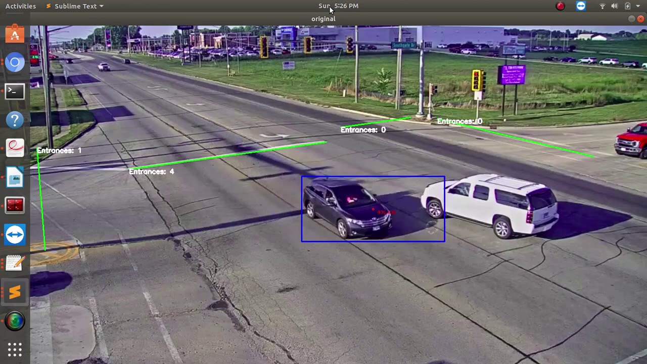 Dynamic Traffic Counter Using Python Opencv Youtube