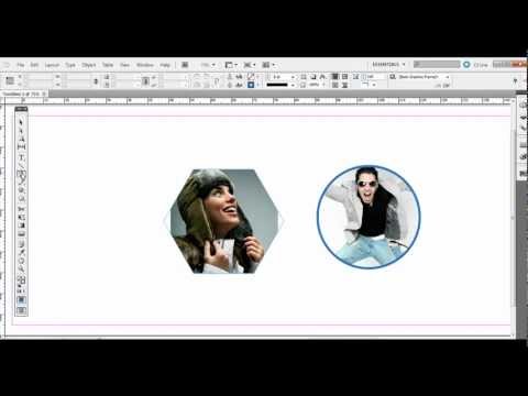 Adobe InDesign: Using the Frame Tools and Shape Tools with Images Adobe InDesign: Using the Frame Tools and Shape Tools with Images