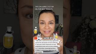 BEST carrier oils mixed with castor oil for radiant skin and health! #youtubeshorts #castoroil #age