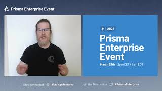 James Governor— Speaking at the Prisma Enterprise Event, March 25th