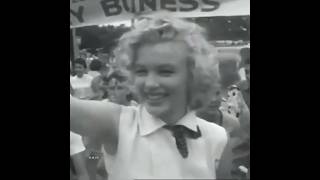 Marilyn Monroe Wows New Jersey - Newsreel 1952. #movie #star