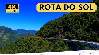 Explorando a Rota do Sol: Uma Viagem de Carro pela Serra Gaúcha [4k]