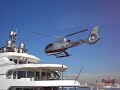 attessa yacht helicopter landing