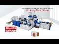 Roll Fed Huge Paper Bag With Handle Machine ZB460RS