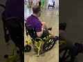 cogy wheelchair in action at the sydney disability expo