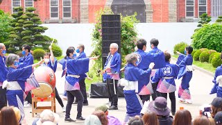 [4K] 八軒音頭保存会　YOSAKOIソーラン祭り 2023 日曜日 (中央)