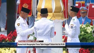 Upacara HUT RI KE-74 Istana Merdeka “Jokowi Pakai Baju Adat Bali”-NET YOGYA