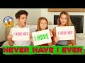 NEVER HAVE I EVER w/ Little Sister and Cousin! | Brent Rivera