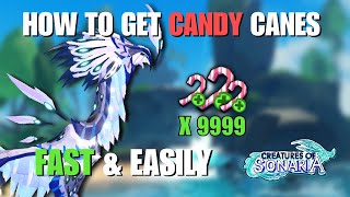 GET A LOT OF CANDY CANES QUICKLY IN CREATURE OF SONARIA