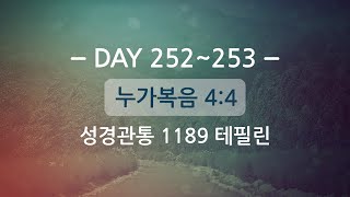 테필린 [Day 252-253] 누가복음 4:4 50번 선포