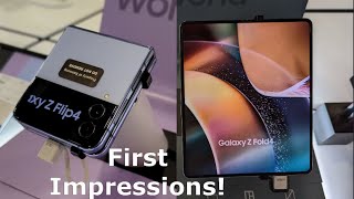 Hands-On First Impressions - Galaxy Z Fold4 & Z Flip4 (Refined & Improved)