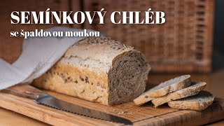 Semínkový chléb | Snadný semínkový chléb s ovesnými vločkami | Jak připravit jednoduchý chléb