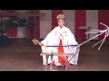 巫女舞　浦安の舞　飛鳥坐神社　miko dance at shinto shrine