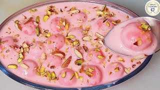 Rice Flour Dessert Recipe |Rose Anguri Rasmalai|No Paneer, No Chena Eid ul Adha Special Dessert