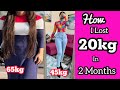 My Weight Loss Journey ~ From 65kg To 45kg | How i Lost 20 kgs At Home