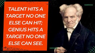 Arthur Schopenhauer inspirational quotes