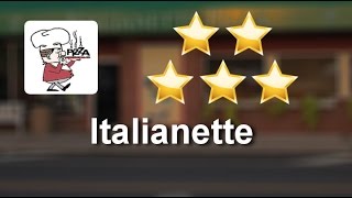 Italianette Cincinnati          Terrific           5 Star Review by Carolyn A.