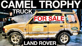 INSANE Land Rover Camel Trophy Truck FOR SALE Full Off-Road Disaster Detail!