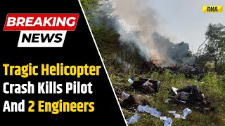 Pune Helicopter Crash: Pilot And Two Engineers Killed In Crash, Heart Wrenching Visuals Emerge