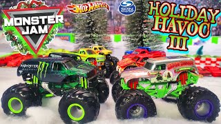 MONSTER JAM! Toy Diecast Monster Truck Racing (Holiday Havoc 3)