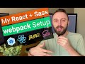 React (Babel) and Sass webpack Tutorial: Extract CSS Into Its Own Separate File