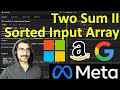 Two Sum - Input Array Is Sorted - Leetcode 167 - All solutions explained! (Kotlin)