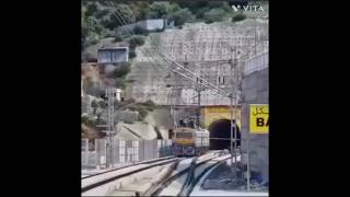 1st train trial Sangaldan to Reasi crossing Chenab Bridge #traintrial #kashmirteial #inspectiontrial