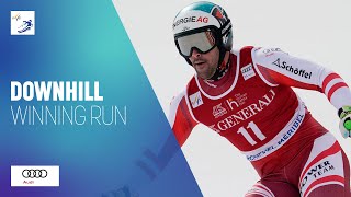 Vincent Kriechmayr (AUT) | Winner | Men's Downhill | Courchevel/Meribel | FIS Alpine