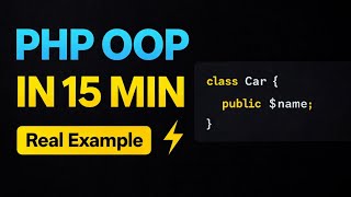OOP in 15 Minutes – Classes & Objects with Real Example