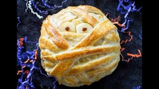 Serve Up Mummy Baked Brie at Your Halloween Party