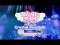 royale high campus 3 music extended crystal fountain glitterfrost dream fountain