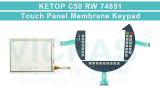 KETOP C50 RW 74851 KEBA HMI Terminal Keypad Touch Screen Panel Repair Replacement